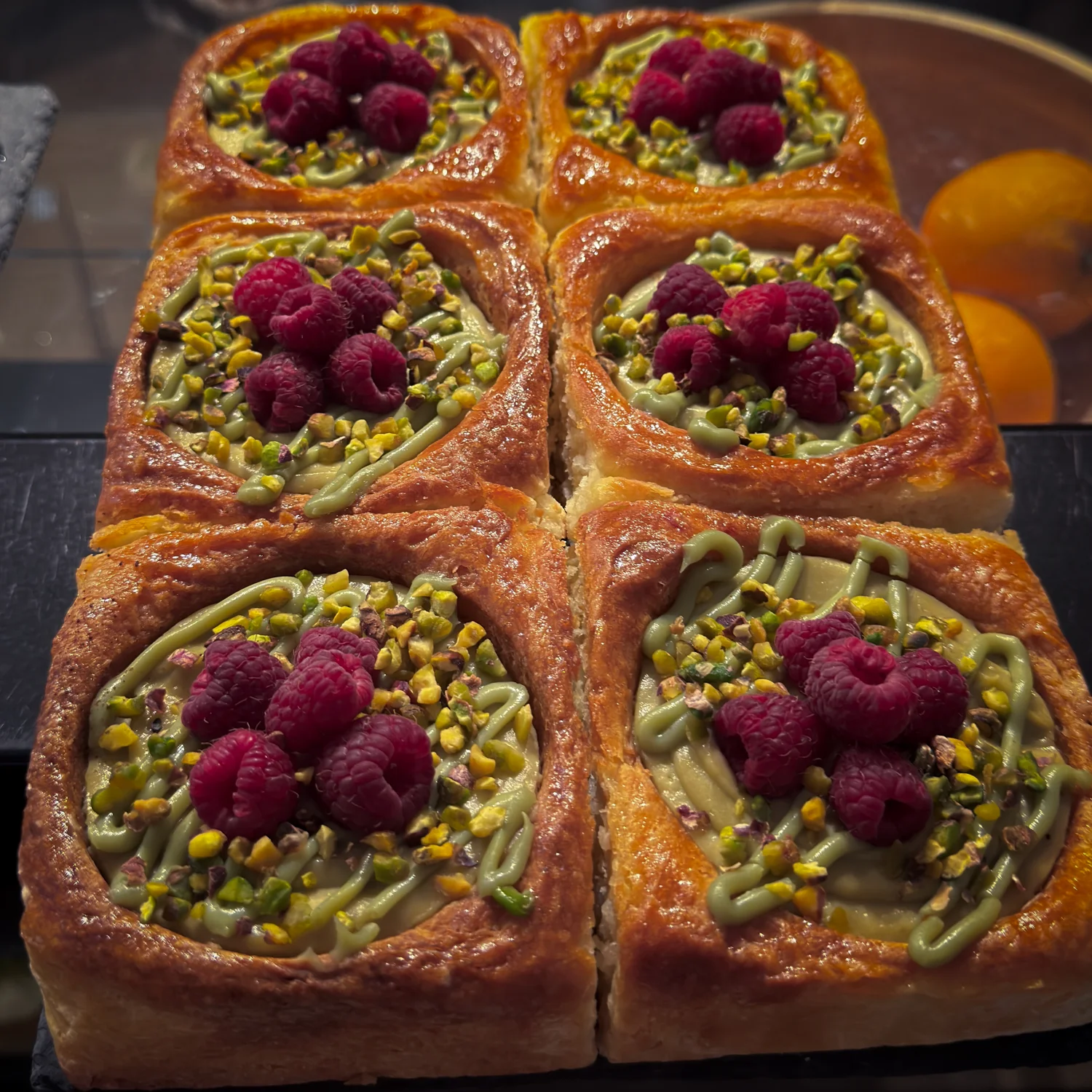 Pistachio Raspberry